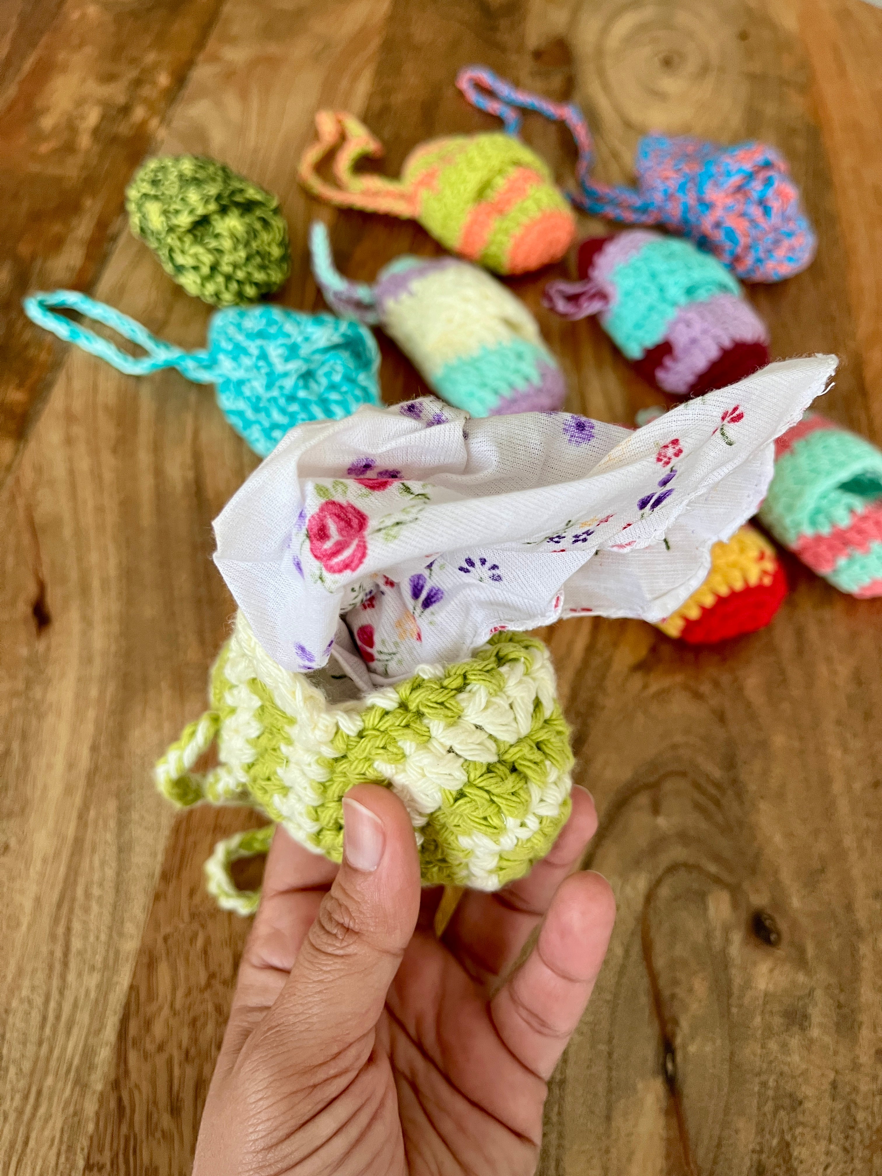 Naram Crocheted Easter Egg Pouch