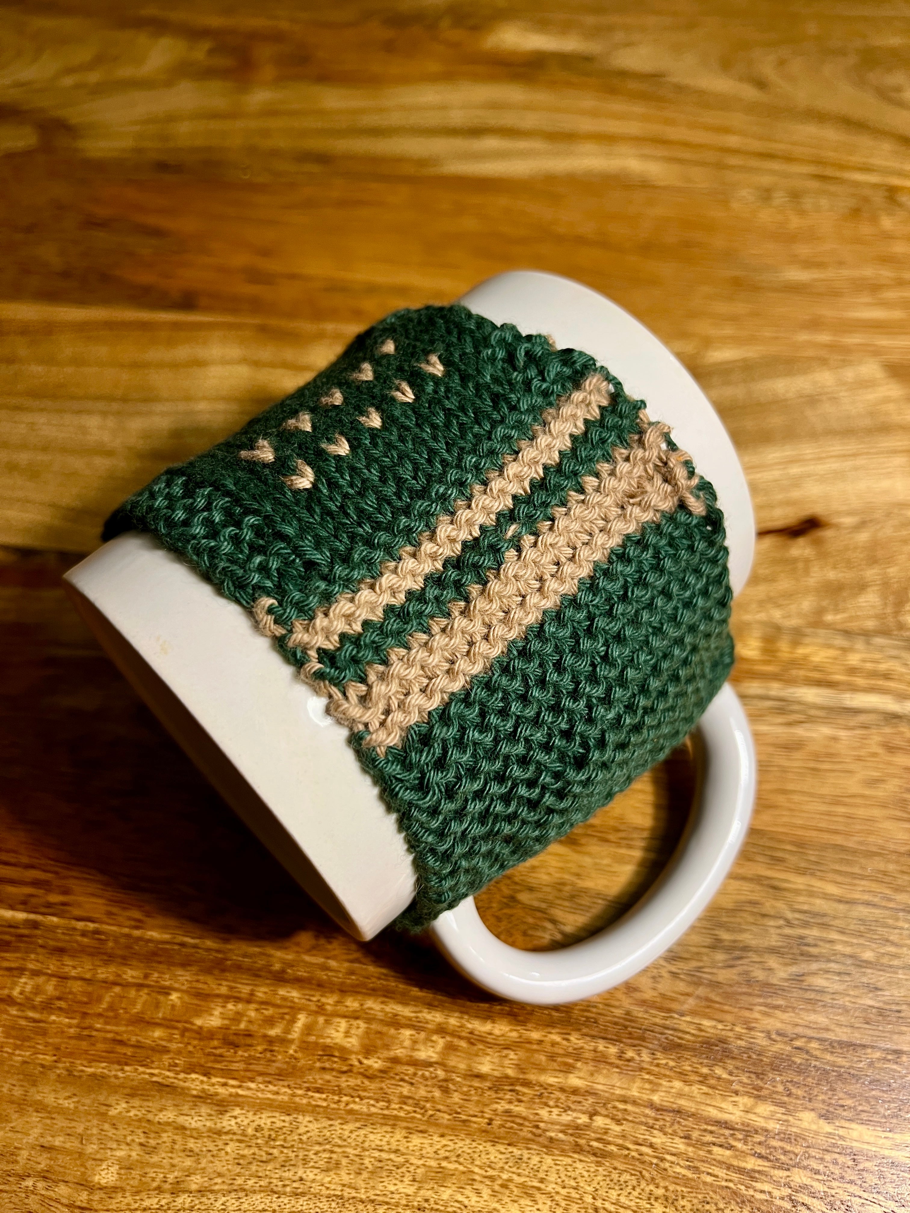 Hand Knitted Mug Warmer