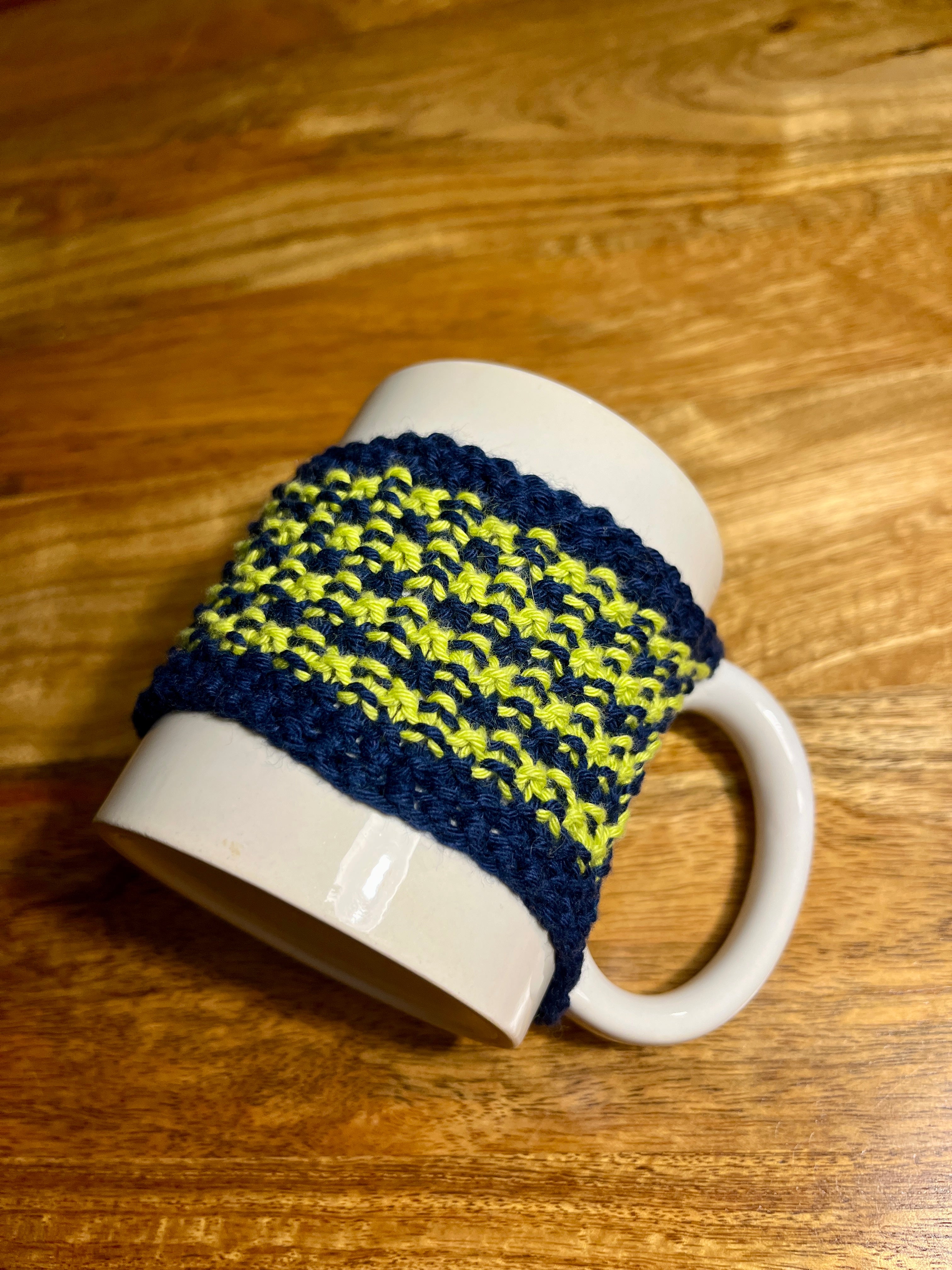 Hand Knitted Mug Warmer