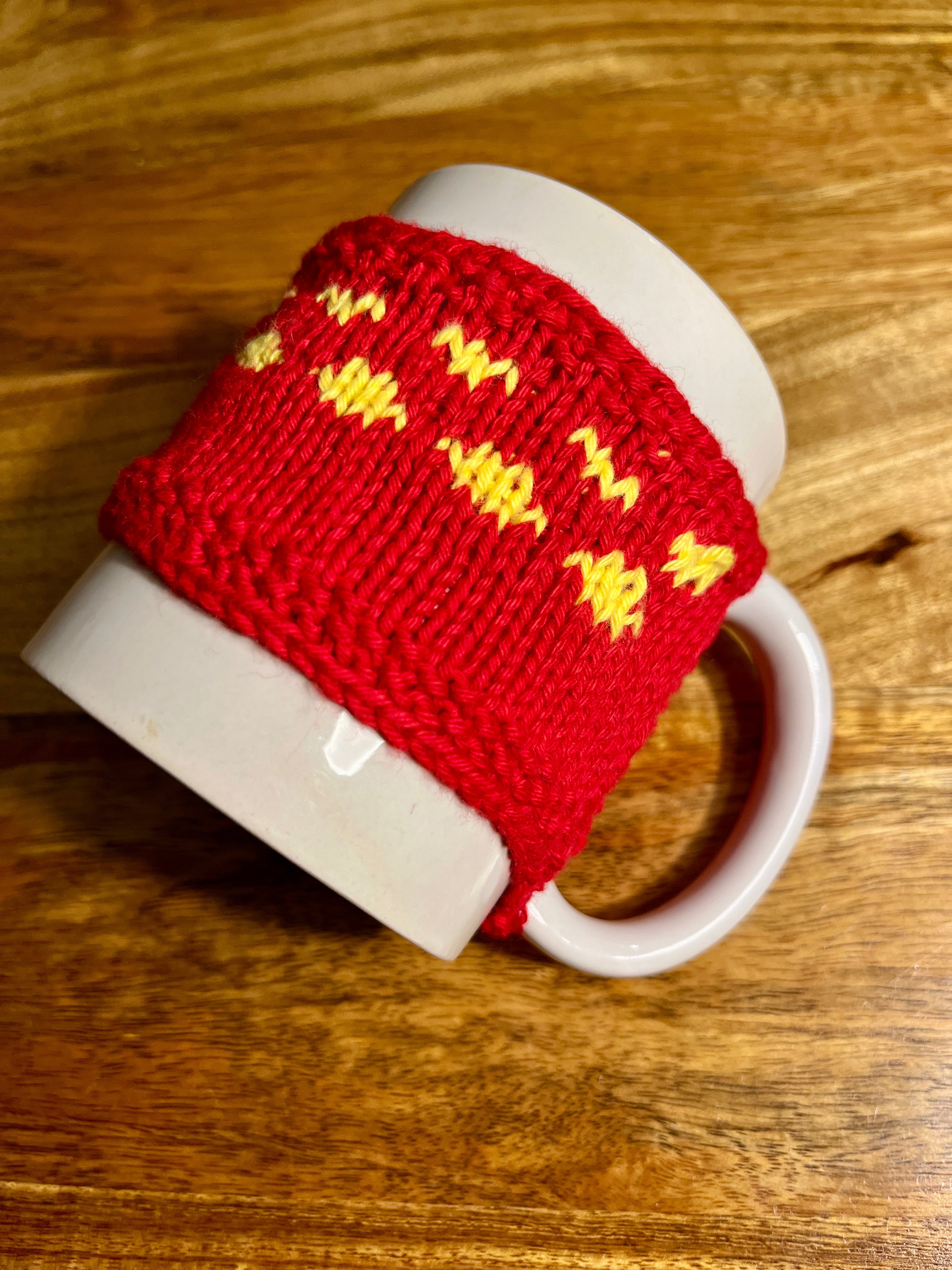 Hand Knitted Mug Warmer