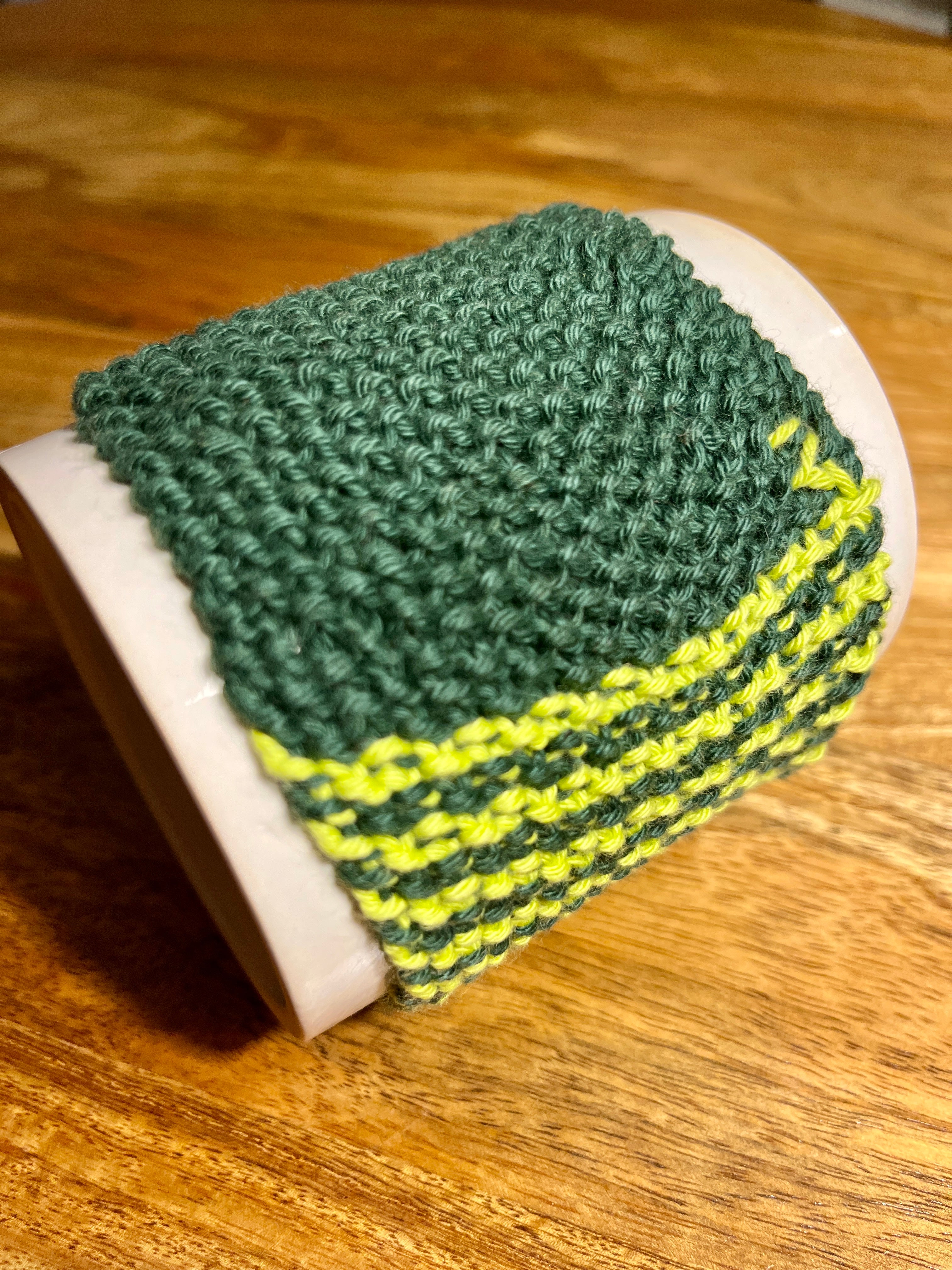 Hand Knitted Mug Warmer