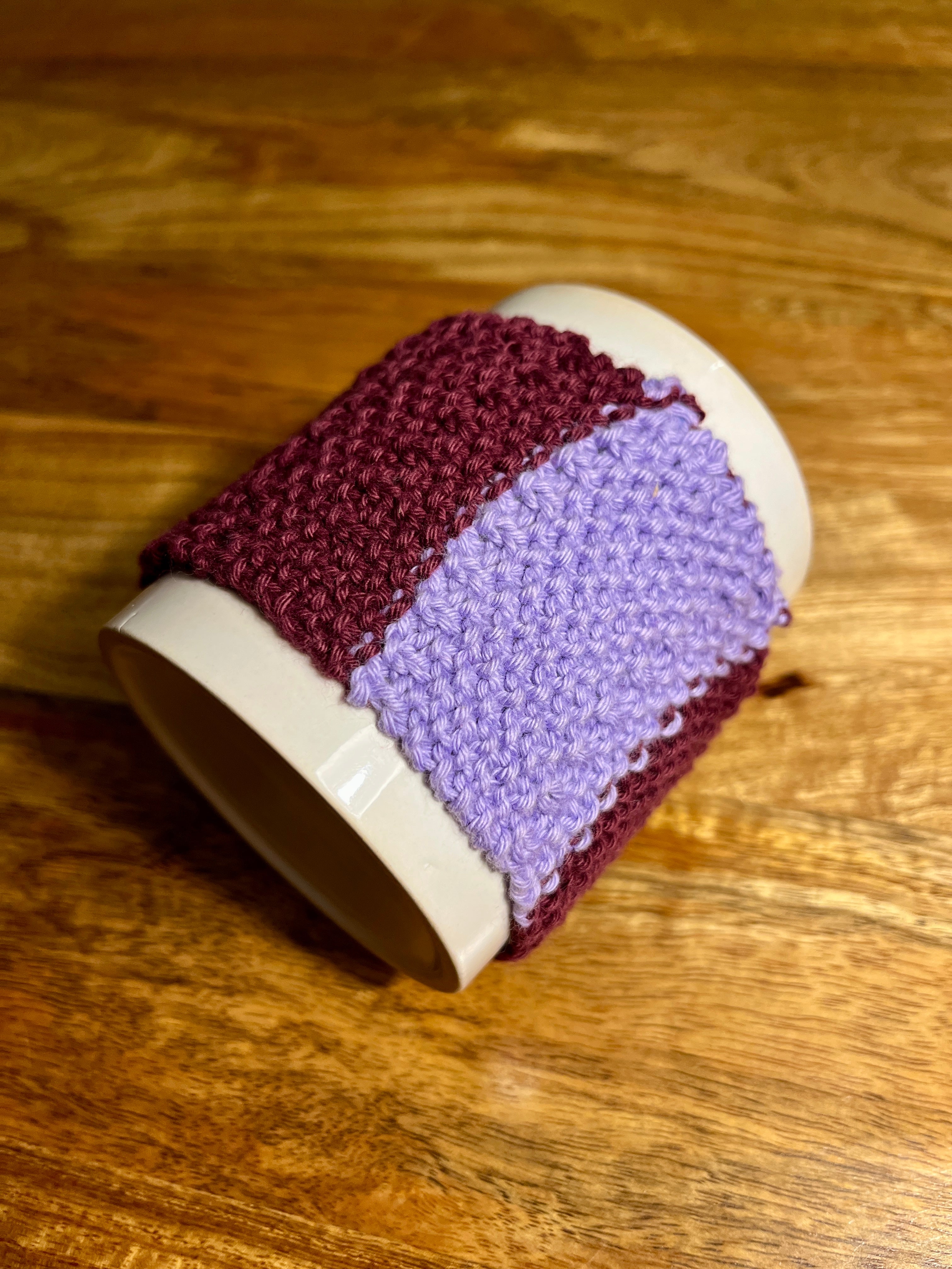Hand Knitted Mug Warmer