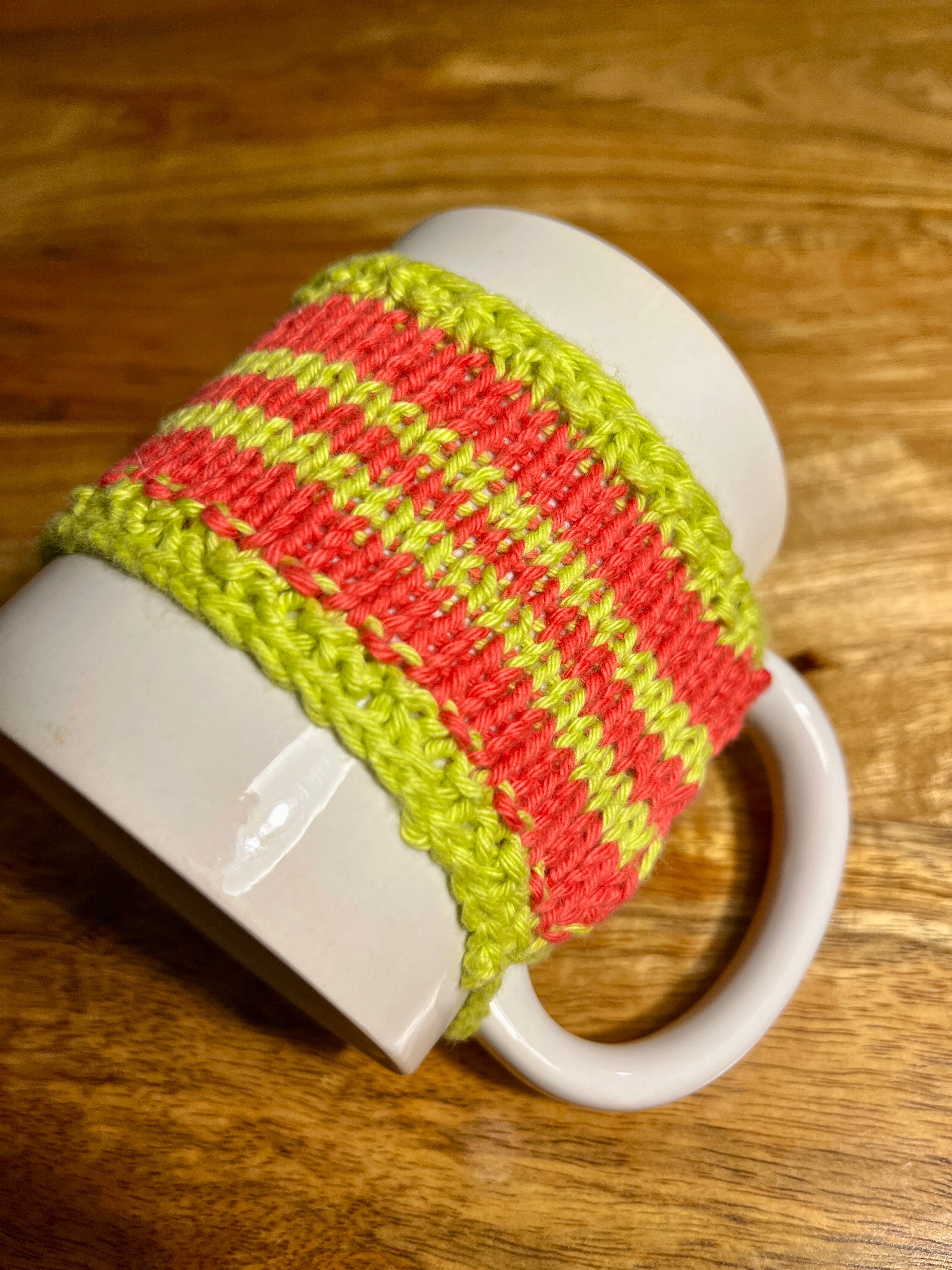 Hand Knitted Mug Warmer
