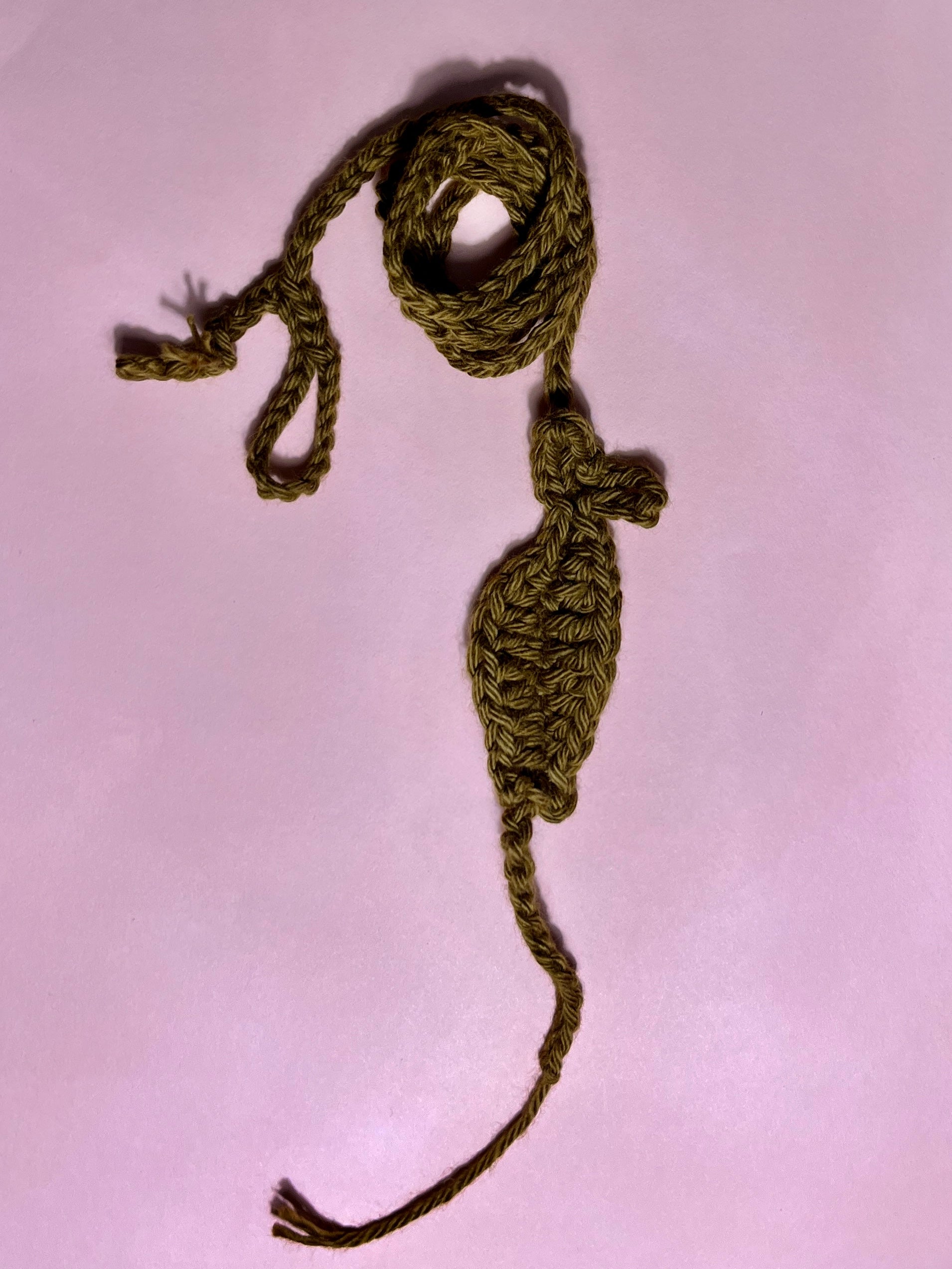 Hand Crocheted Cat Toy