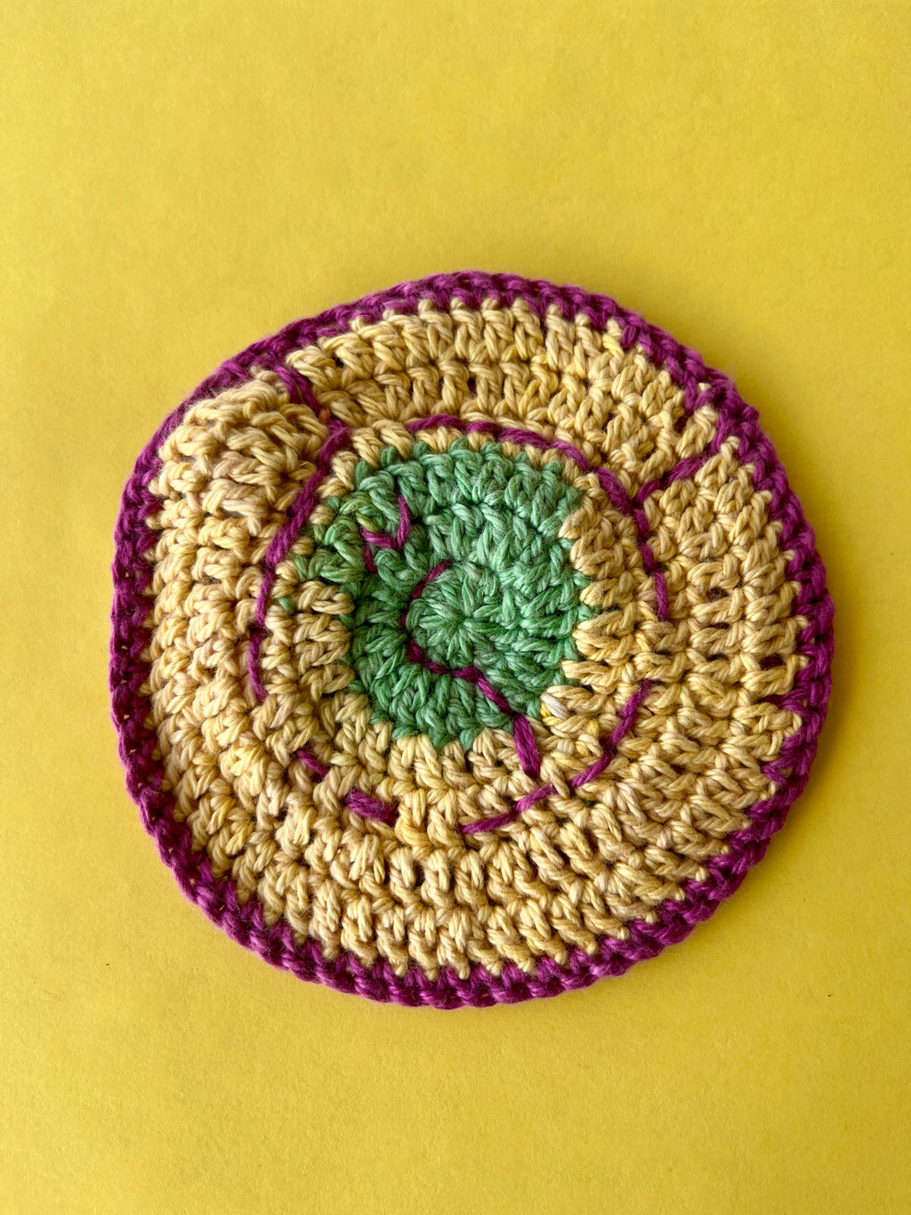 Naram Crocheted Sensory Maze Coaster