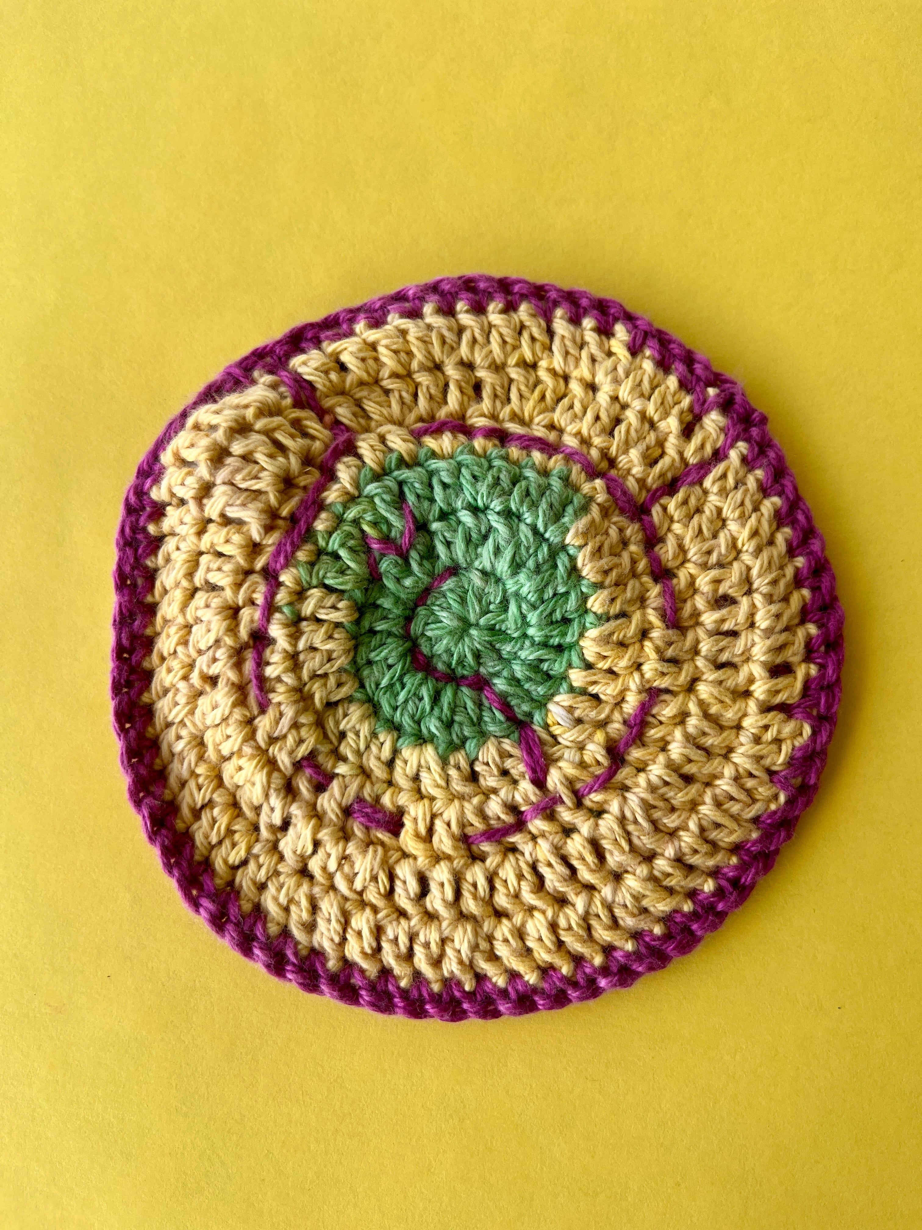 Naram Crocheted Sensory Maze Coaster