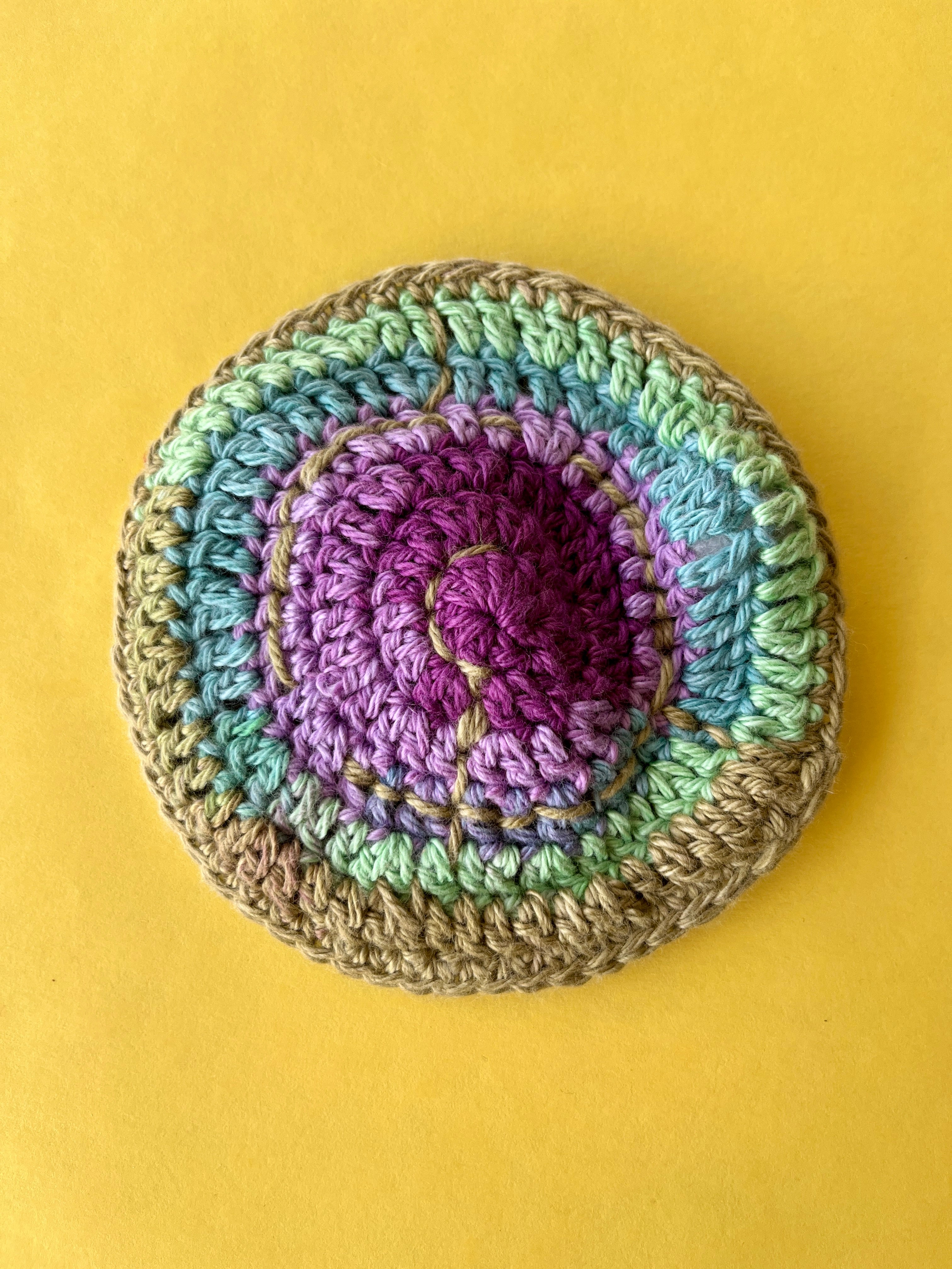 Naram Crocheted Sensory Maze Coaster