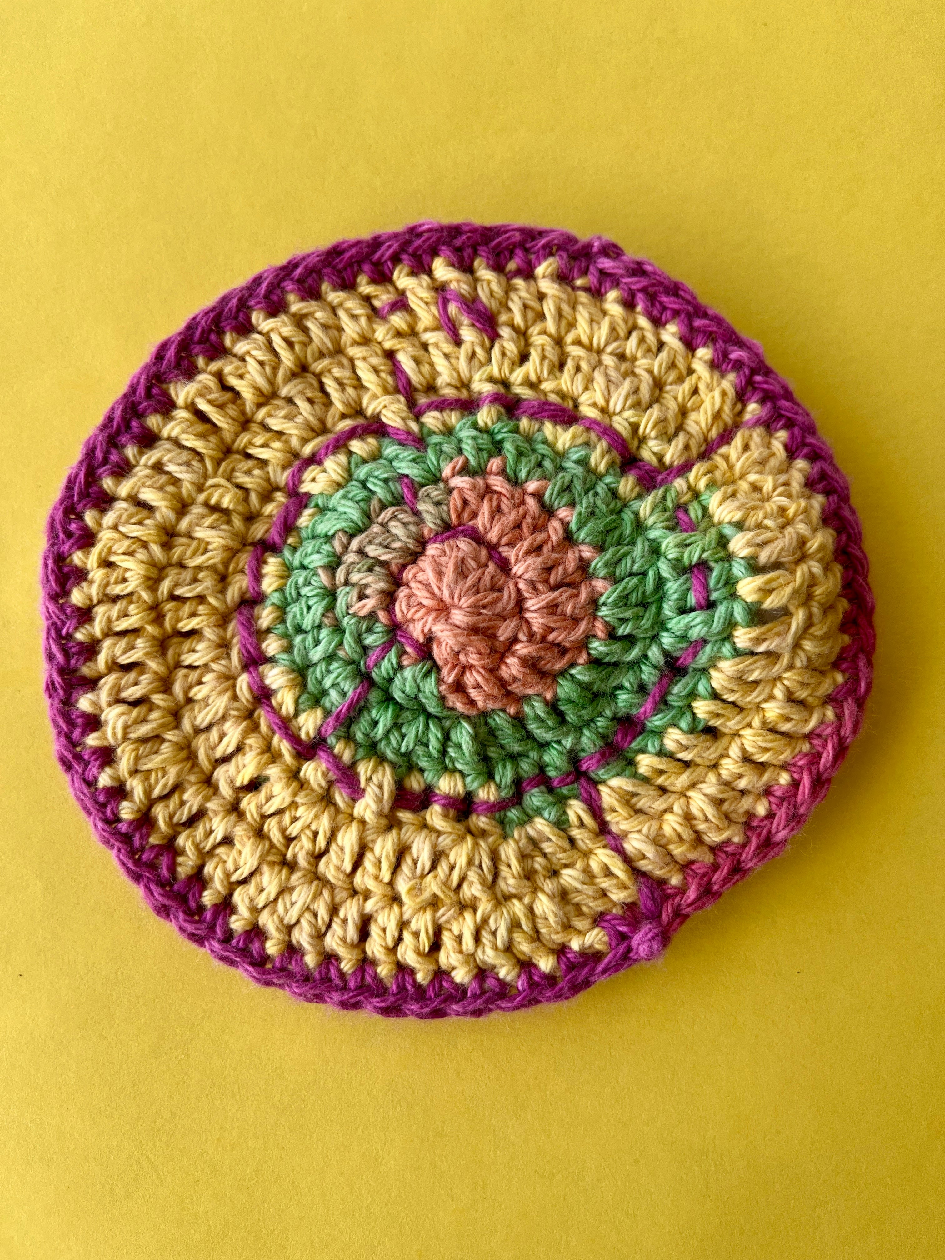 Naram Crocheted Sensory Maze Coaster