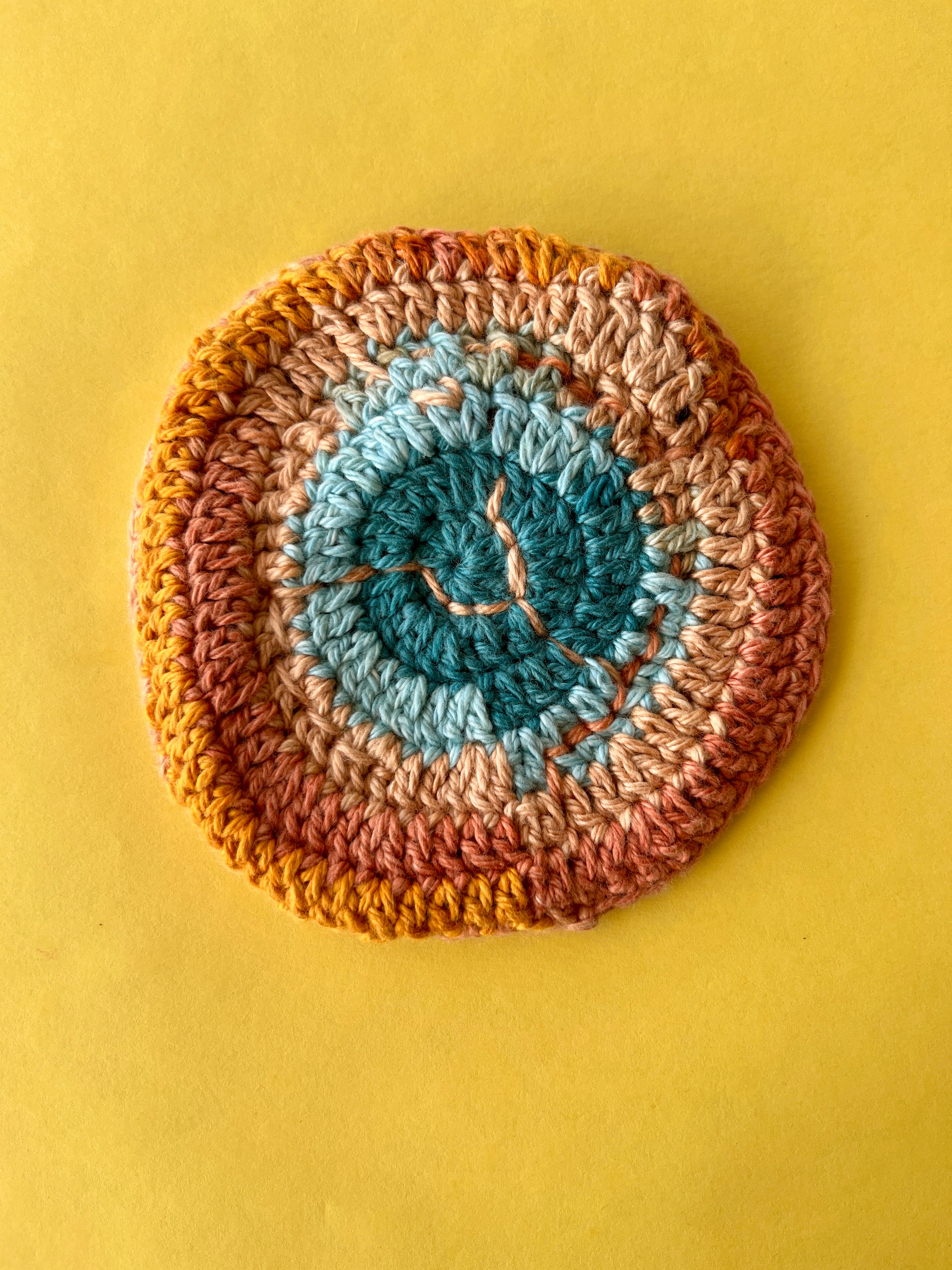 Naram Crocheted Sensory Maze Coaster