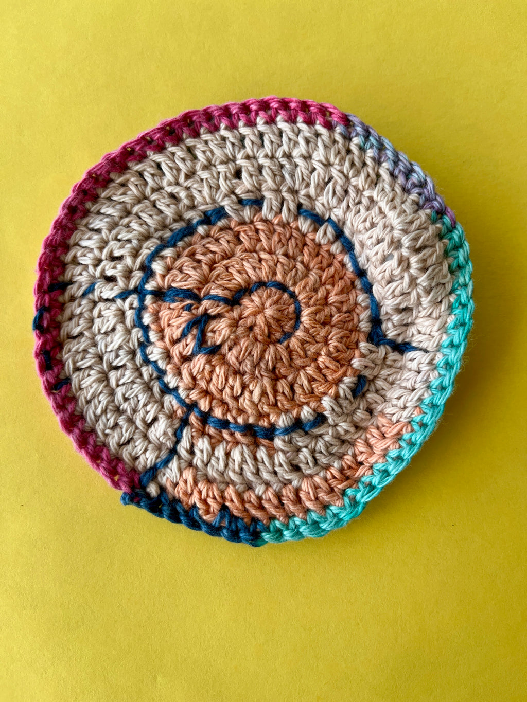 Naram Crocheted Sensory Maze Coaster