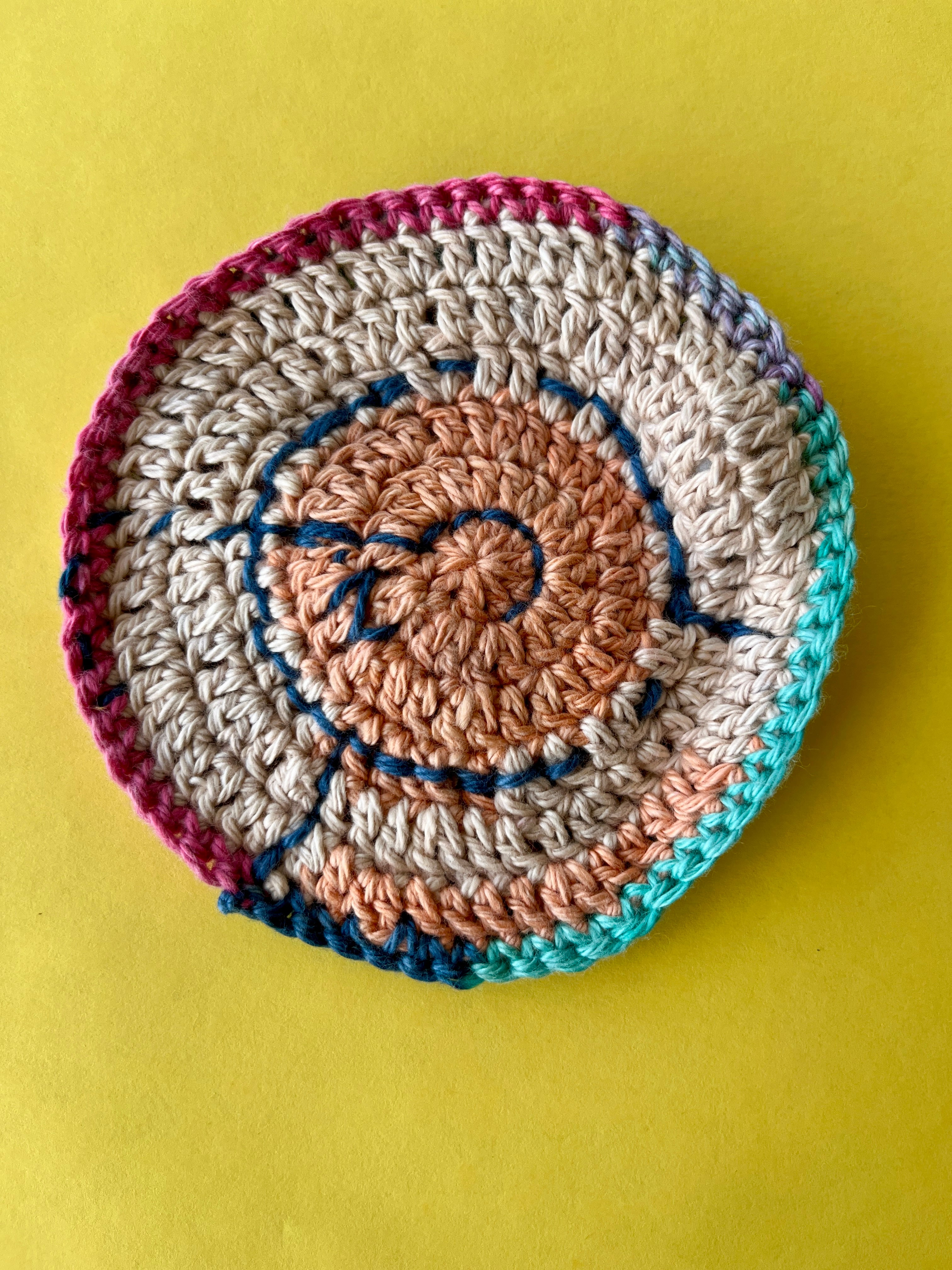 Naram Crocheted Sensory Maze Coaster