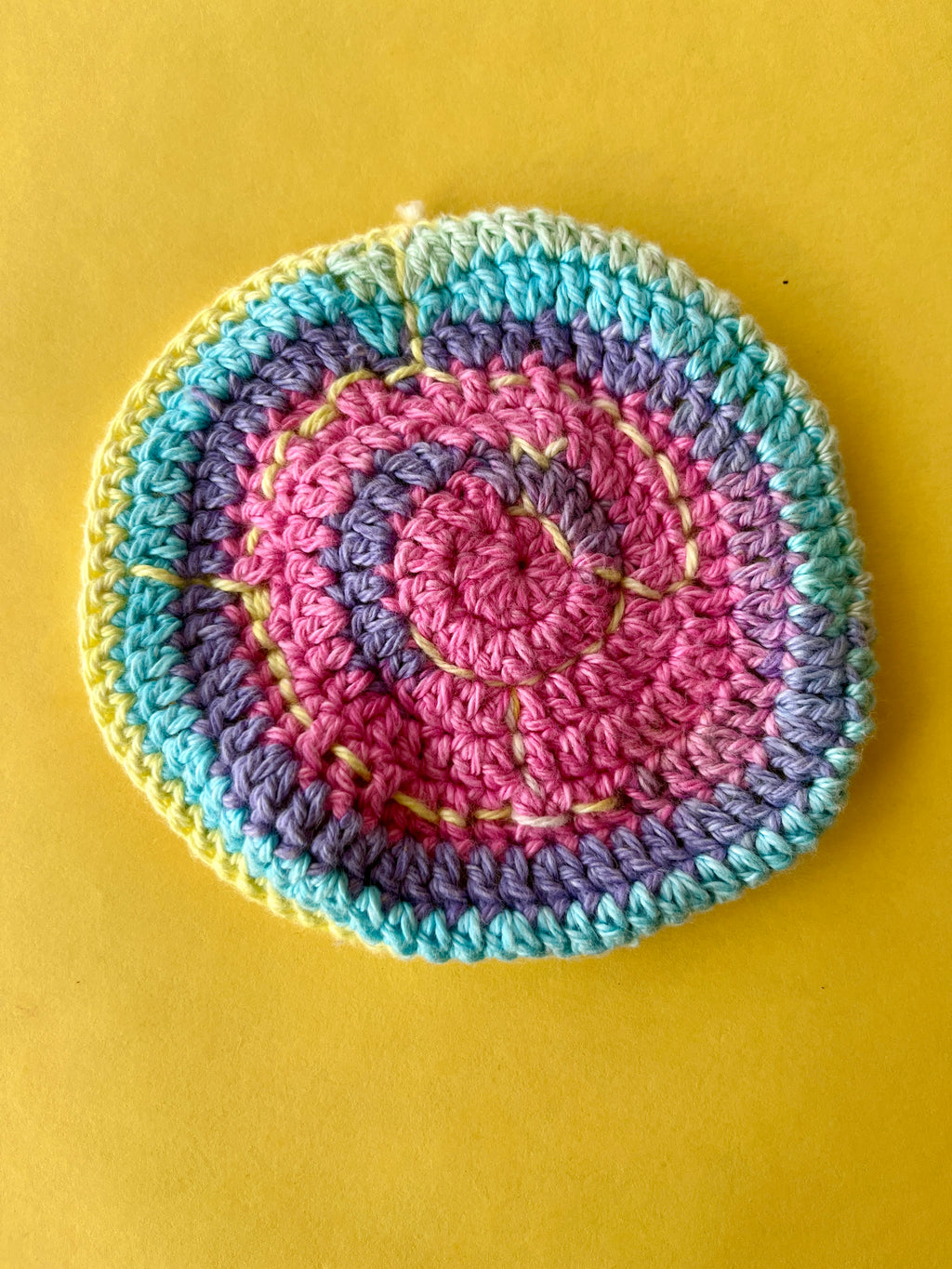 Naram Crocheted Sensory Maze Coaster