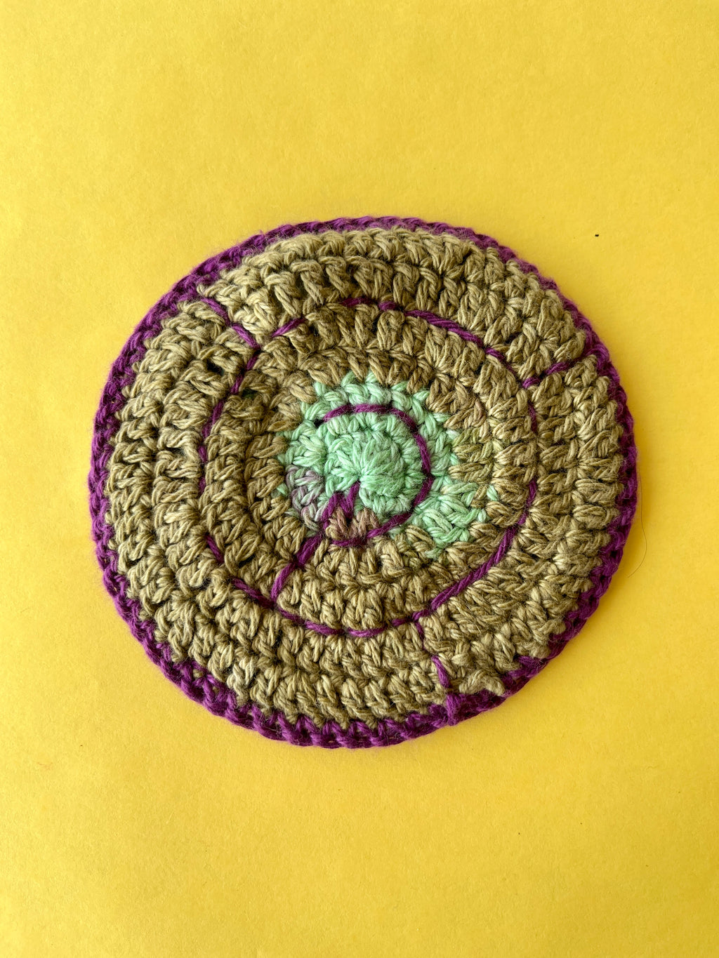 Naram Crocheted Sensory Maze Coaster