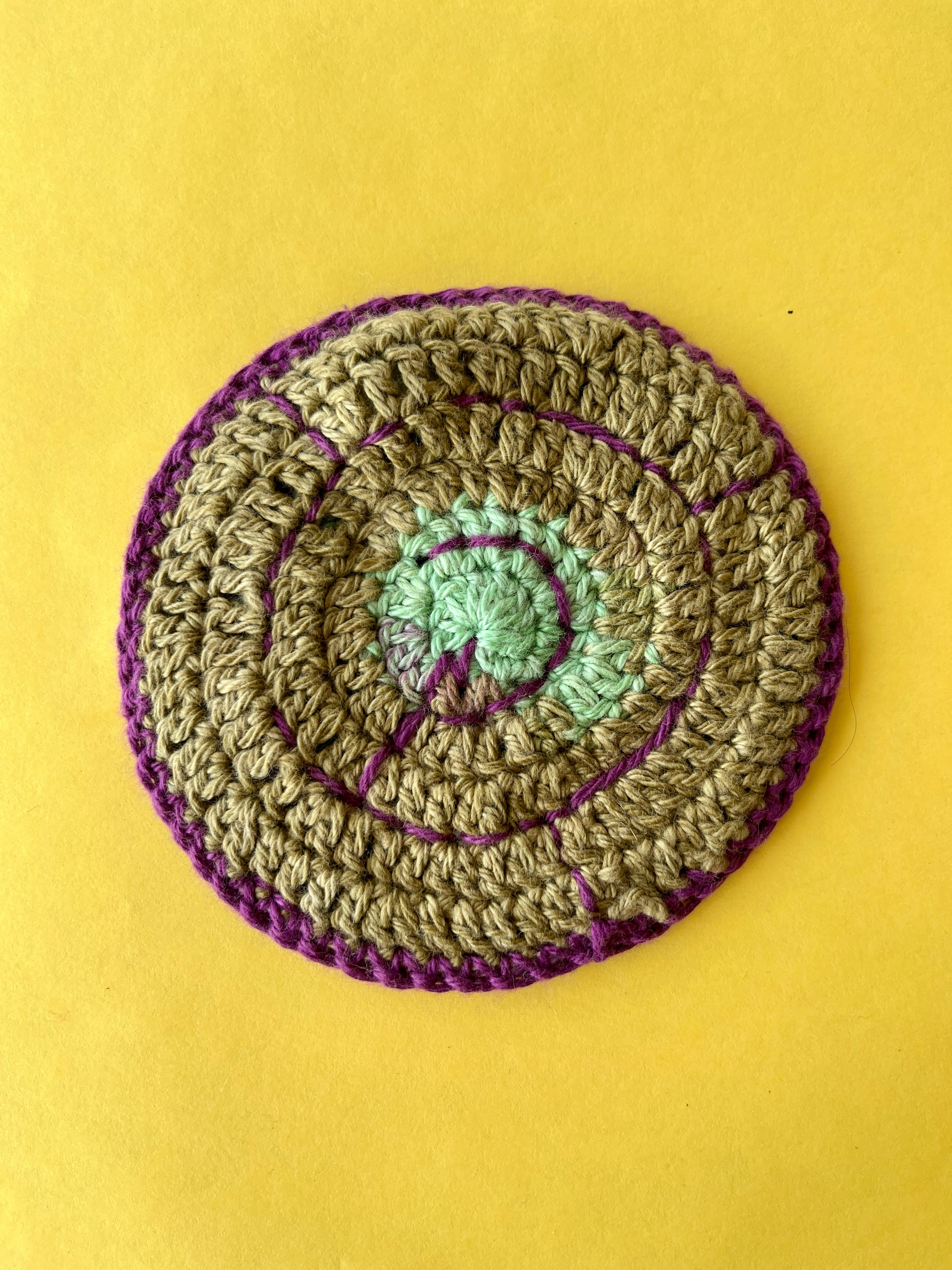 Naram Crocheted Sensory Maze Coaster