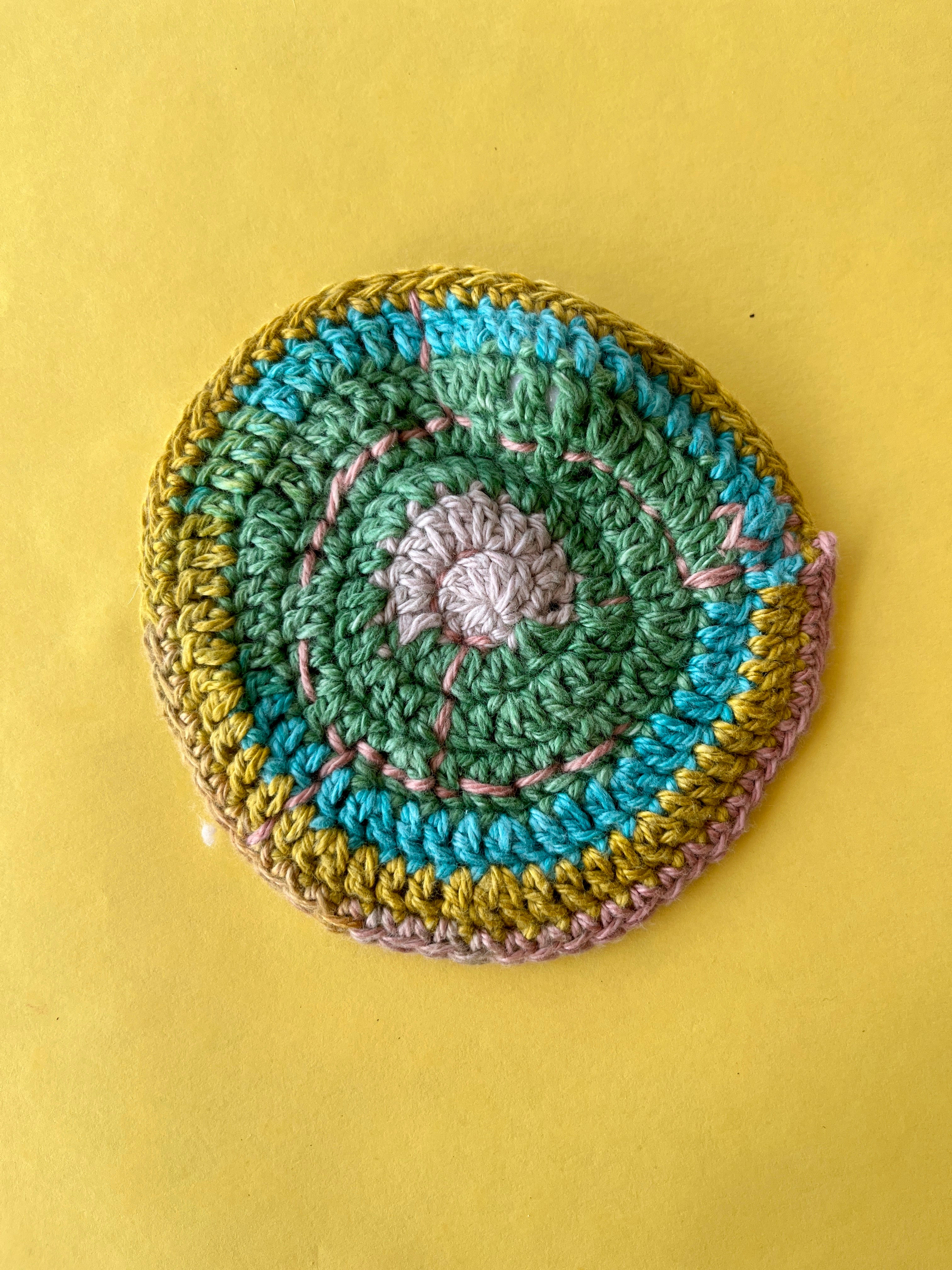 Naram Crocheted Sensory Maze Coaster