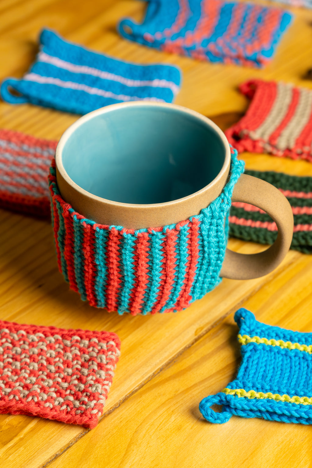 Hand Knitted Mug Warmer